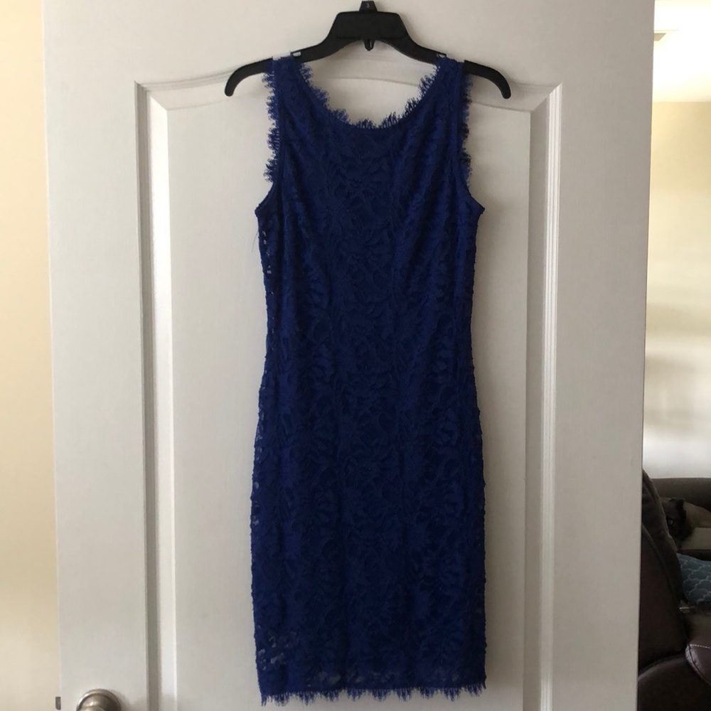 Royal blue cocktail dress, size medium - Picture 1 of 2